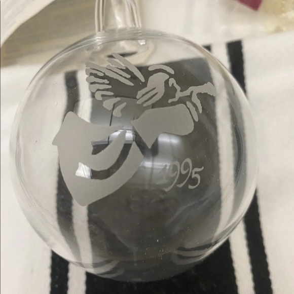 413 Princess House Handblown Crystal Ornament Year 1995 New In Box - Picture 2 of 5